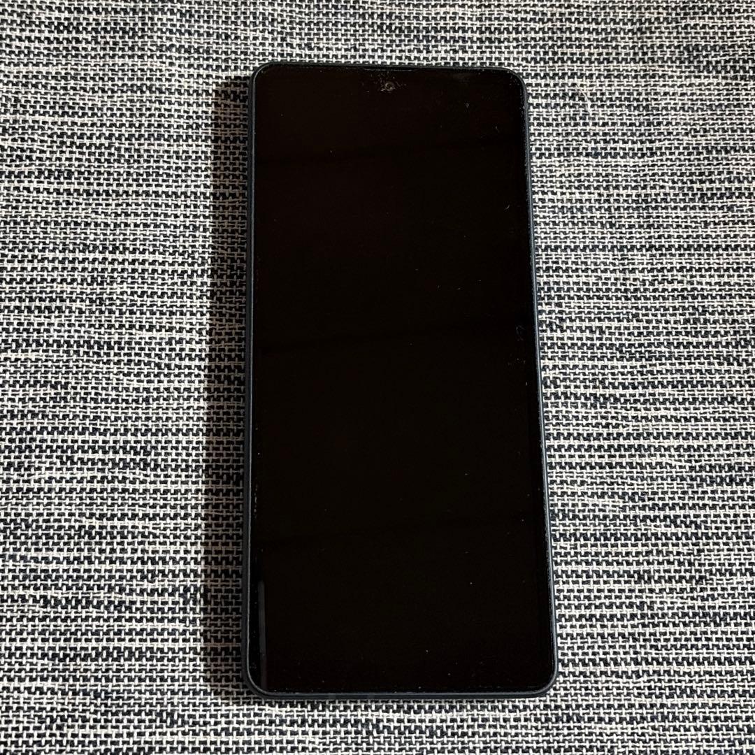 SHARP AQUOS sencn8 ブラック 液晶焼けあり 保護フィルム付き