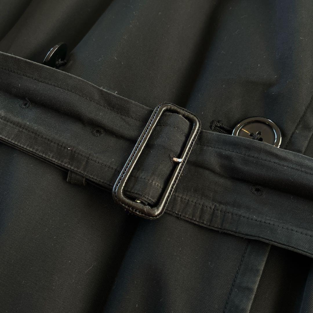 大きいサイズ　バーバリー　トレンチコート　ライナー　ノバチェック　ベルト　黒