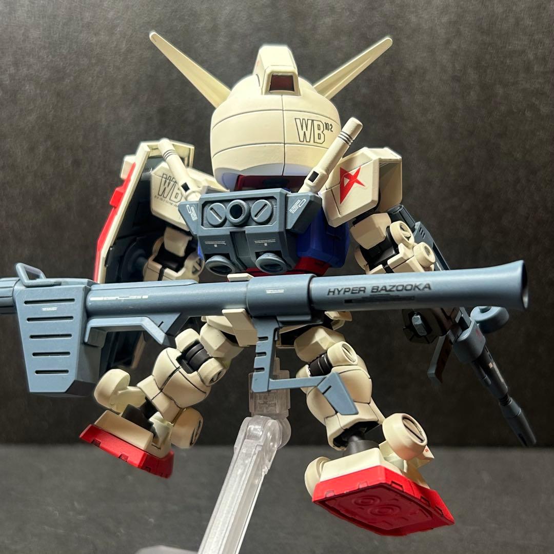 SDガンダム クロスシルエット　RX-78ガンダム　シャア専用ザク　2点