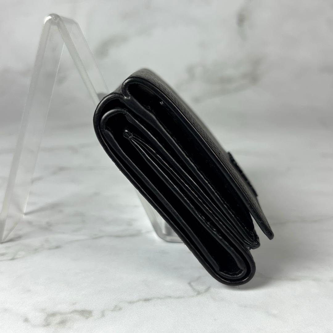 ロエベ　アナグラム　トライフォールドウォレット　Wホック　三つ折り　財布