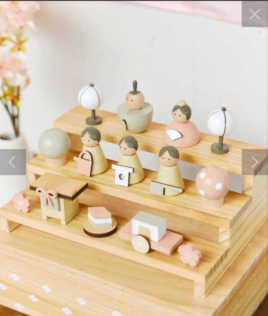 salut(サリュ) 収納できる雛人形セット/ひなまつり