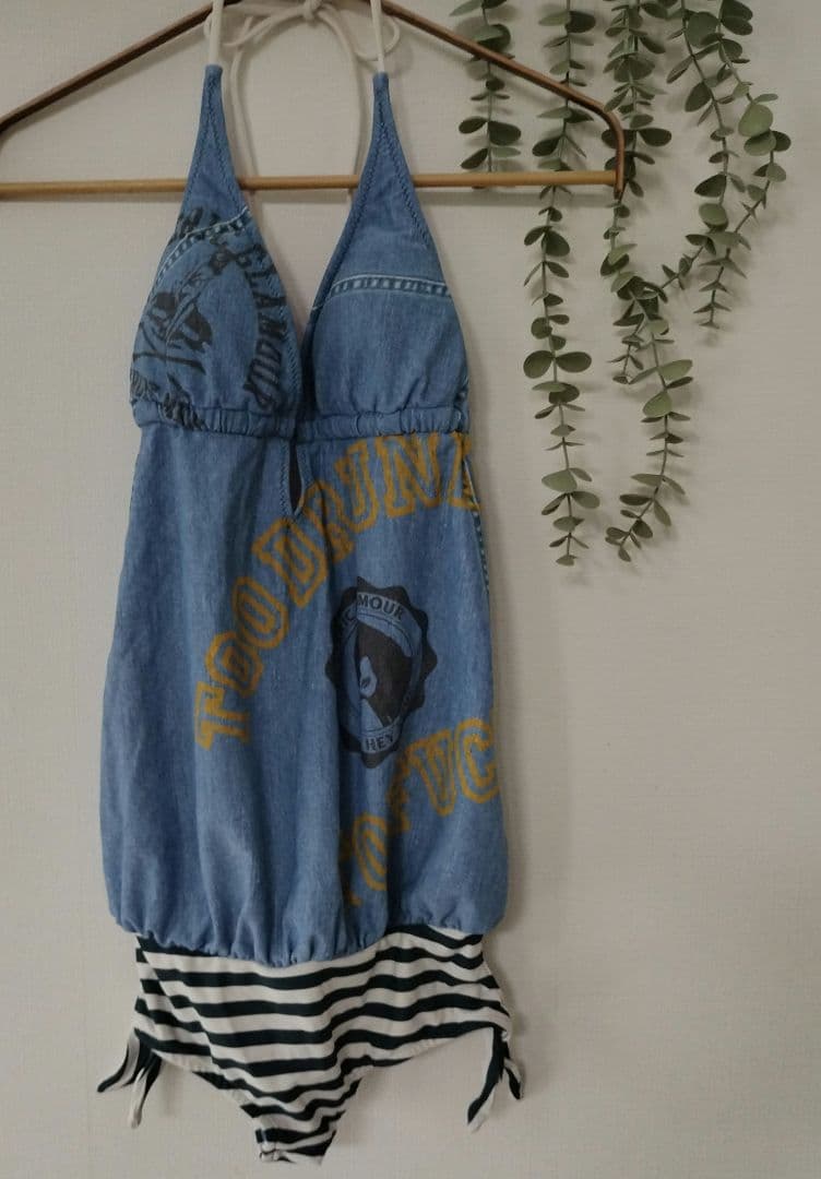 HYSTERIC GLAMOUR デニム風ワンピース水着