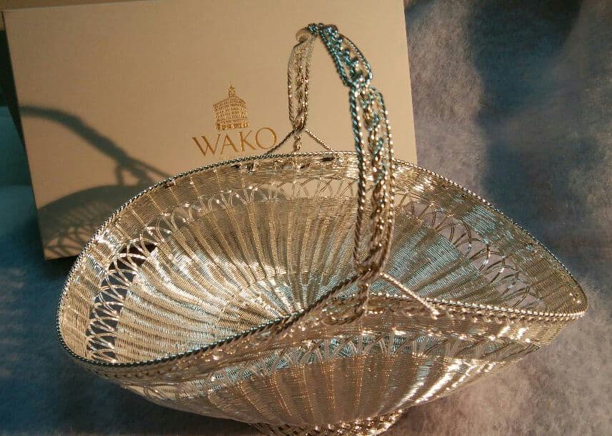 銀座和光　シルバーバスケット