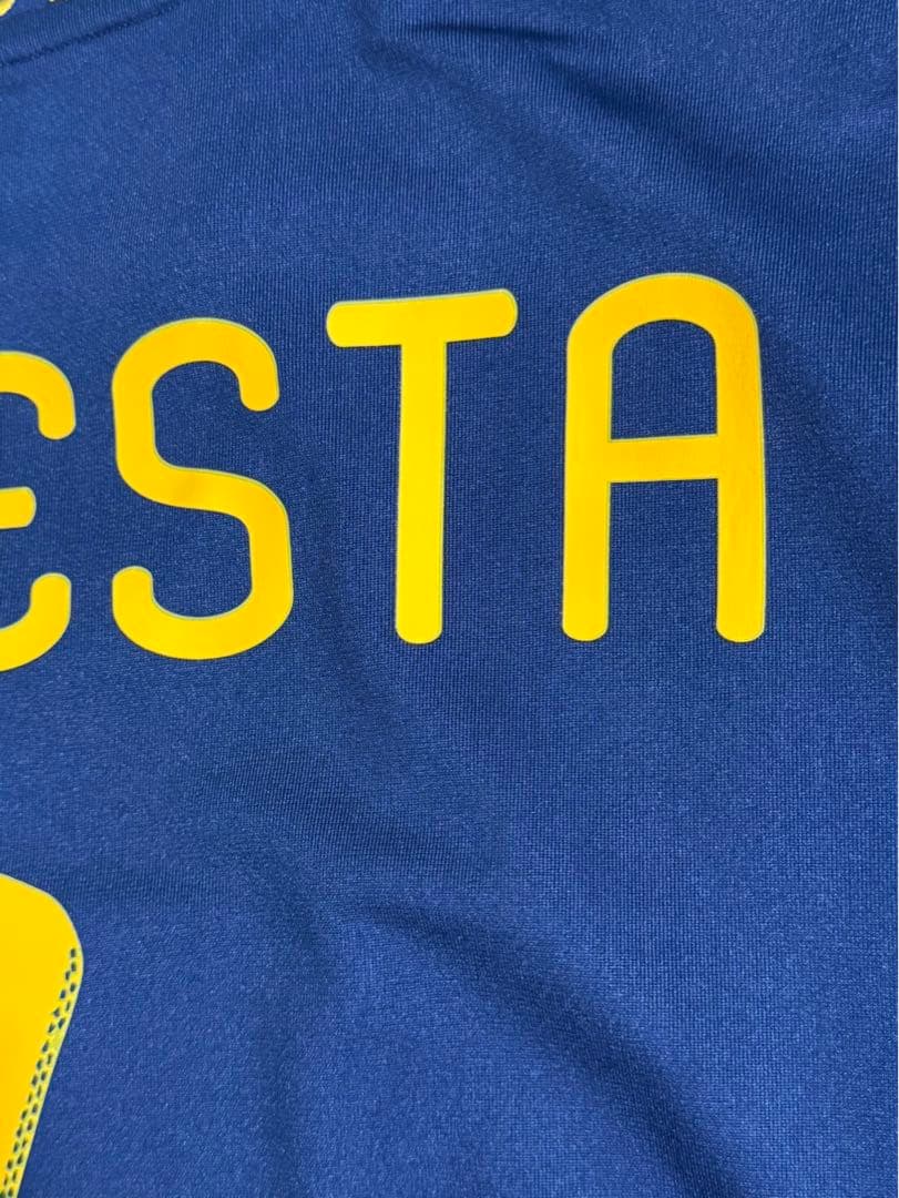 『正規品』スペイン代表 2010 アウェイ イニエスタ ユニフォーム ウェア