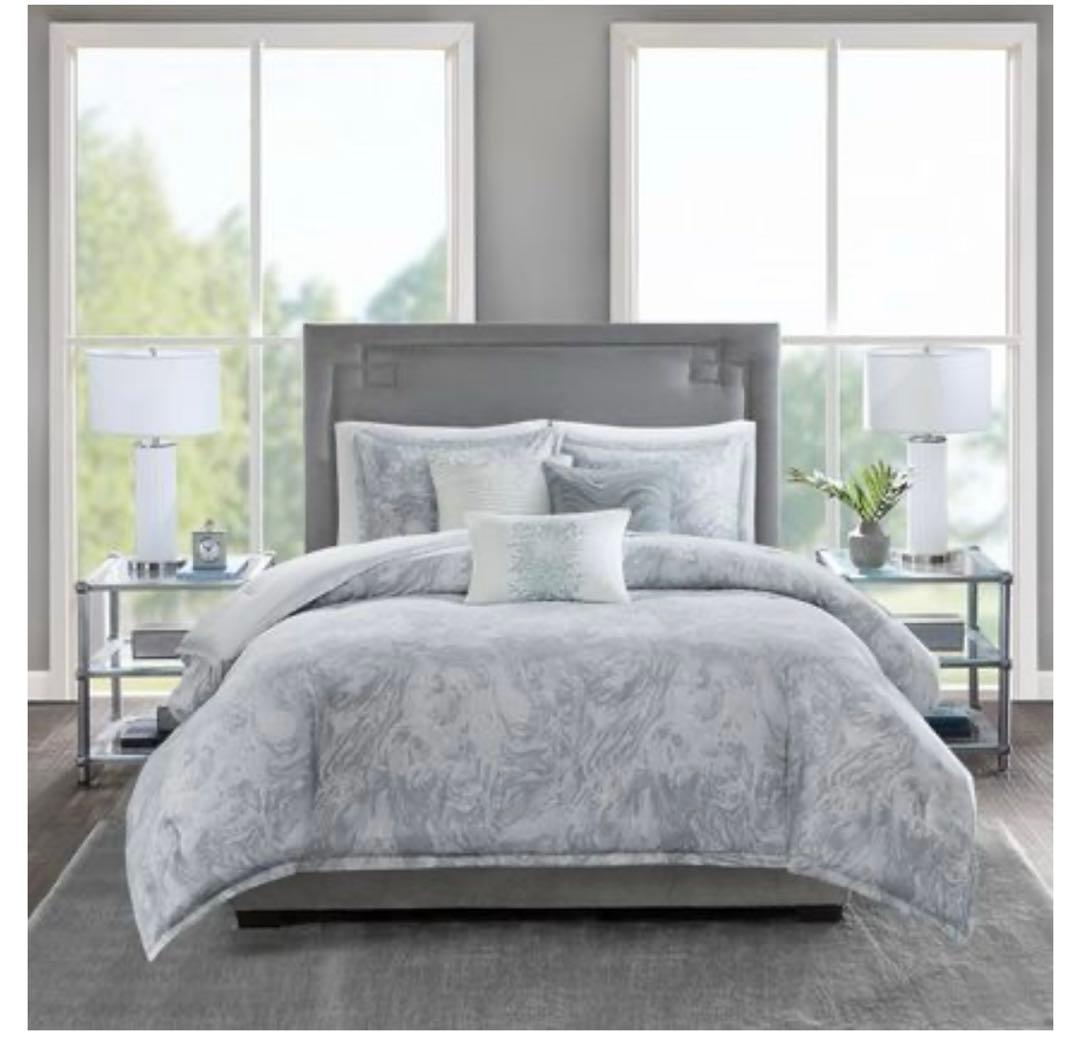 掛け布団、枕カバー2点、クッション3点セット