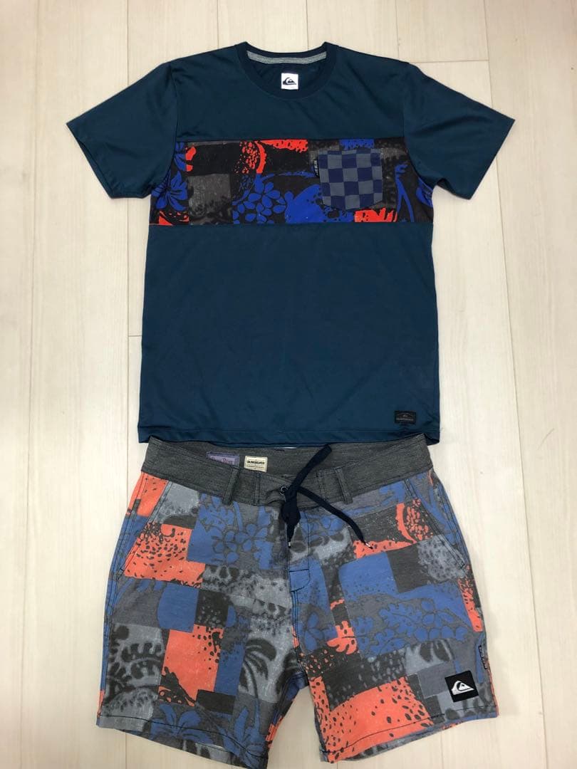 パ*ん様 ブルーブルー✖️クイックシルバー　セットアップ