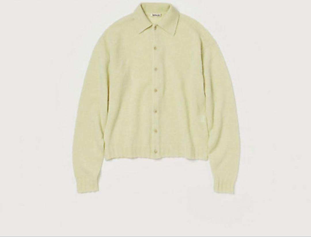 【AURALEE】SHETLAND WOOL CASHMERE KNIT