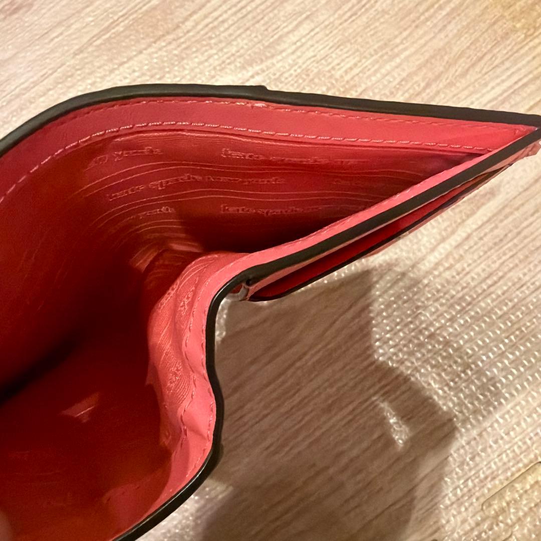 kate spade 二つ折り財布 ピンク