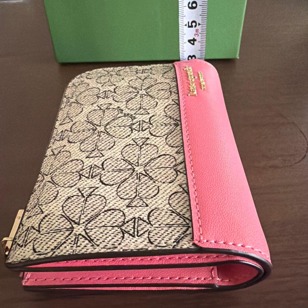 kate spade 二つ折り財布 ピンク