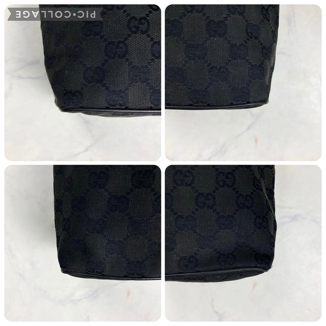 グッチ ミニハンドバッグ アクセサリーポーチ GG キャンバス