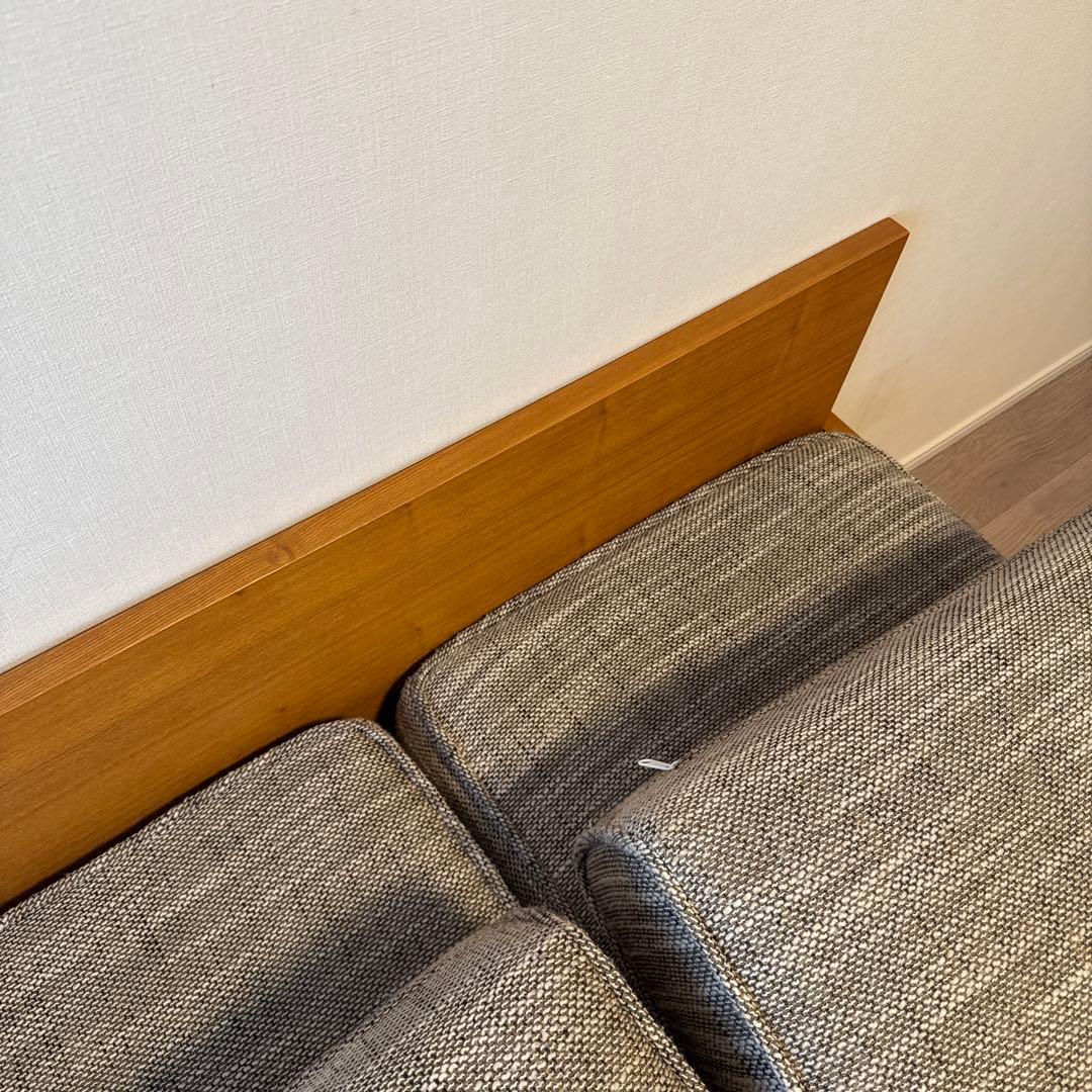 Y*A　UNICO ソファ　3人掛け（オットマン付）