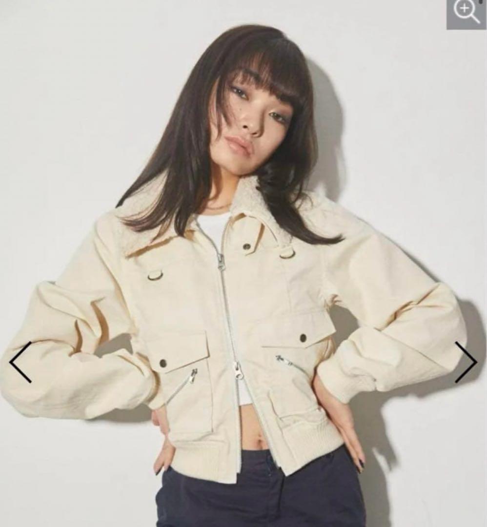 LAGUA GEM ミリタリー ショート ジャケット