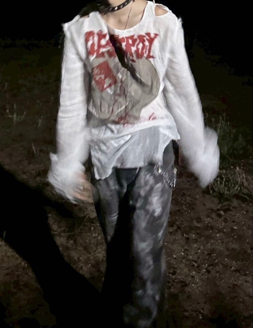 666ガーゼTシャツ