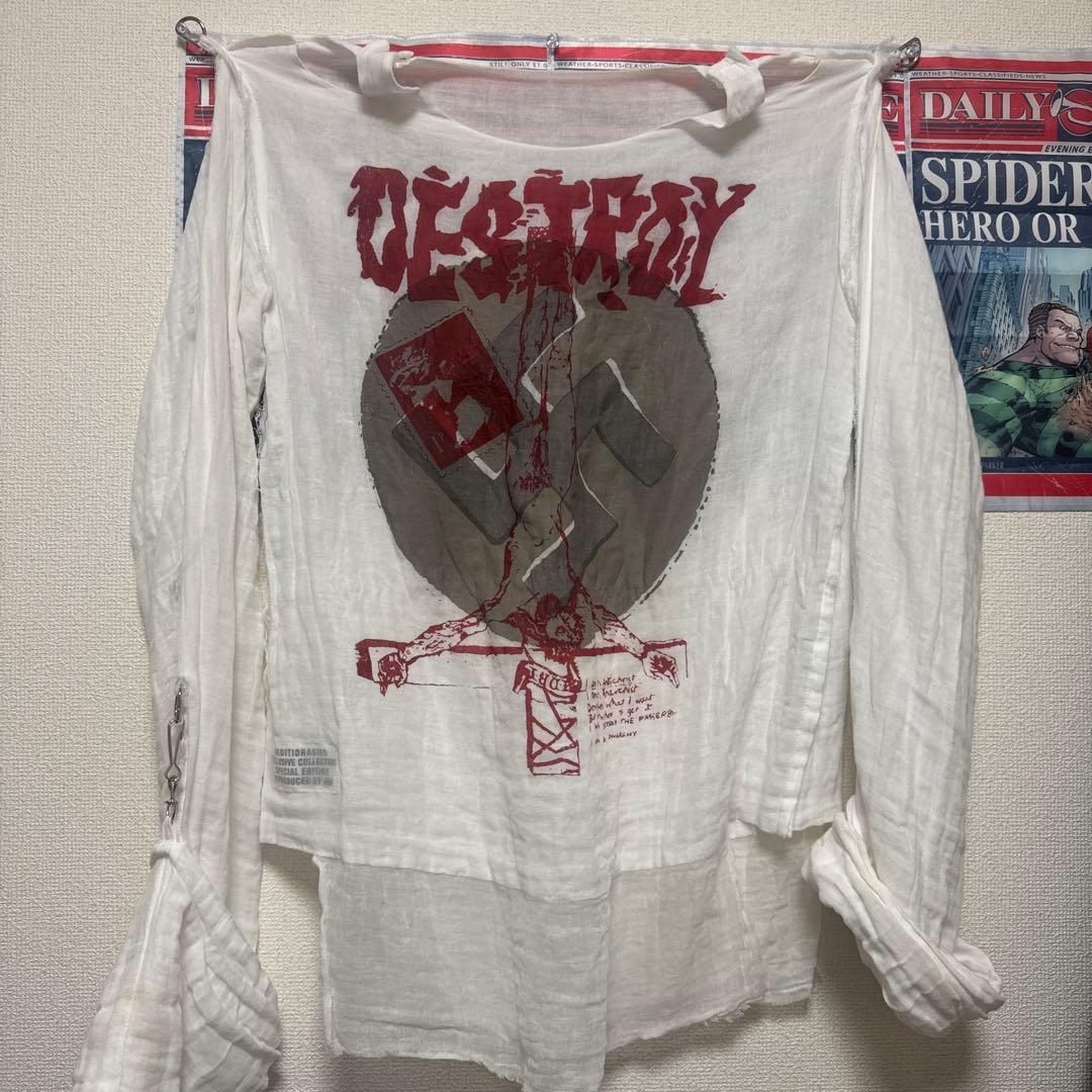 666ガーゼTシャツ