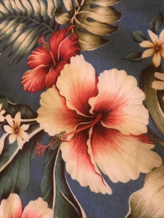 値下げ★ハワイアンキルティングベッドカバーインポート両面