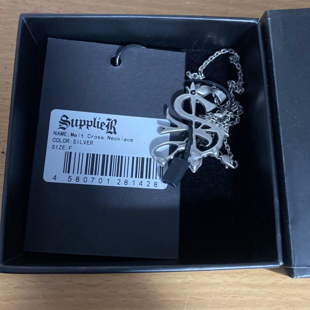 さ*様 SupplieR Melt Cross Necklace シルバー