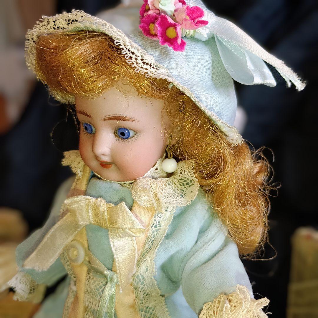 ⭐S2 　アンティークドール　ミニョネット　かわいいシモン・ハルビック　S＆H⭐