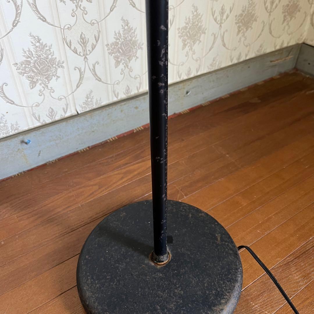 【アンティーク】昭和レトロ 桜井制作所 フロアランプ スタンドライト 古道具