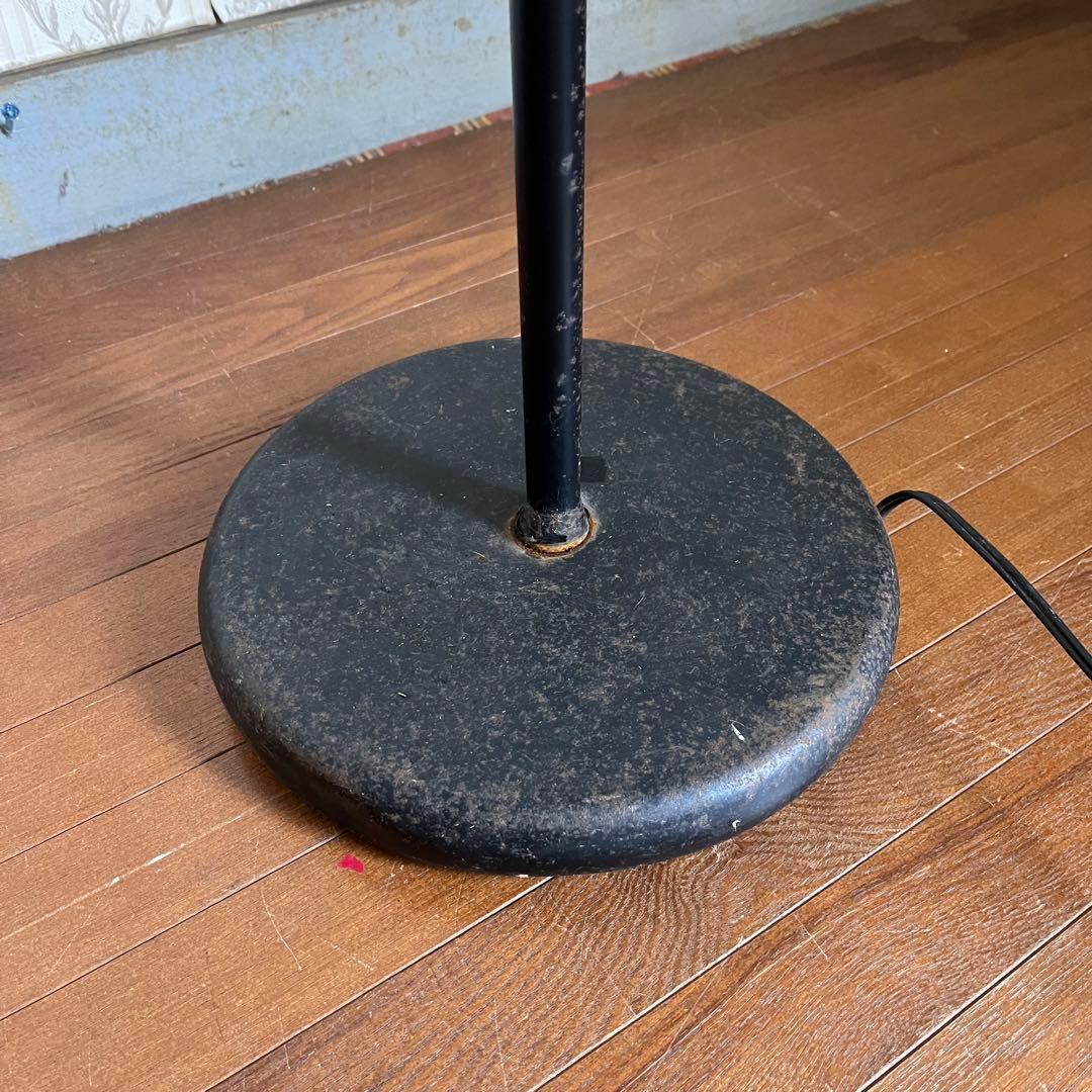 【アンティーク】昭和レトロ 桜井制作所 フロアランプ スタンドライト 古道具