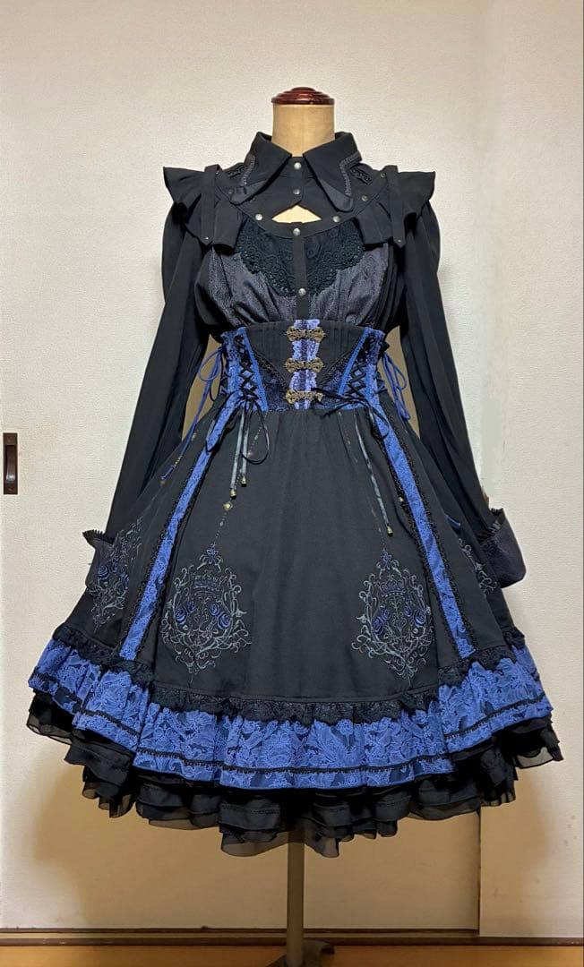 最終お値下げ 新品 オッズオン ozz oneste 薔薇刺繍バッスルスカート