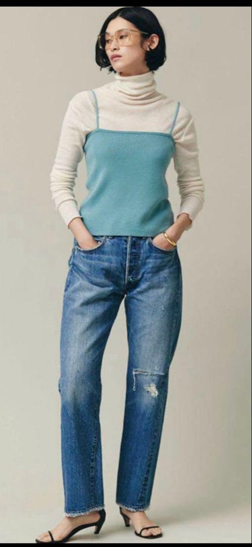 【Curensology】＜&RC＞セルビッチクラッシュデニム