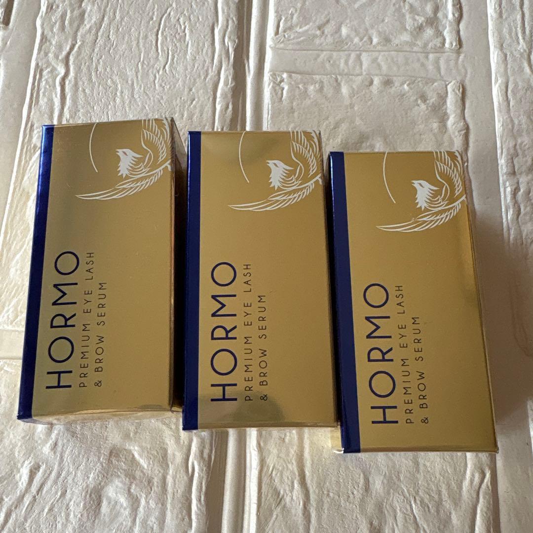 HORMO プレミアムアイラッシュ＆ブロウセラム 3本セット