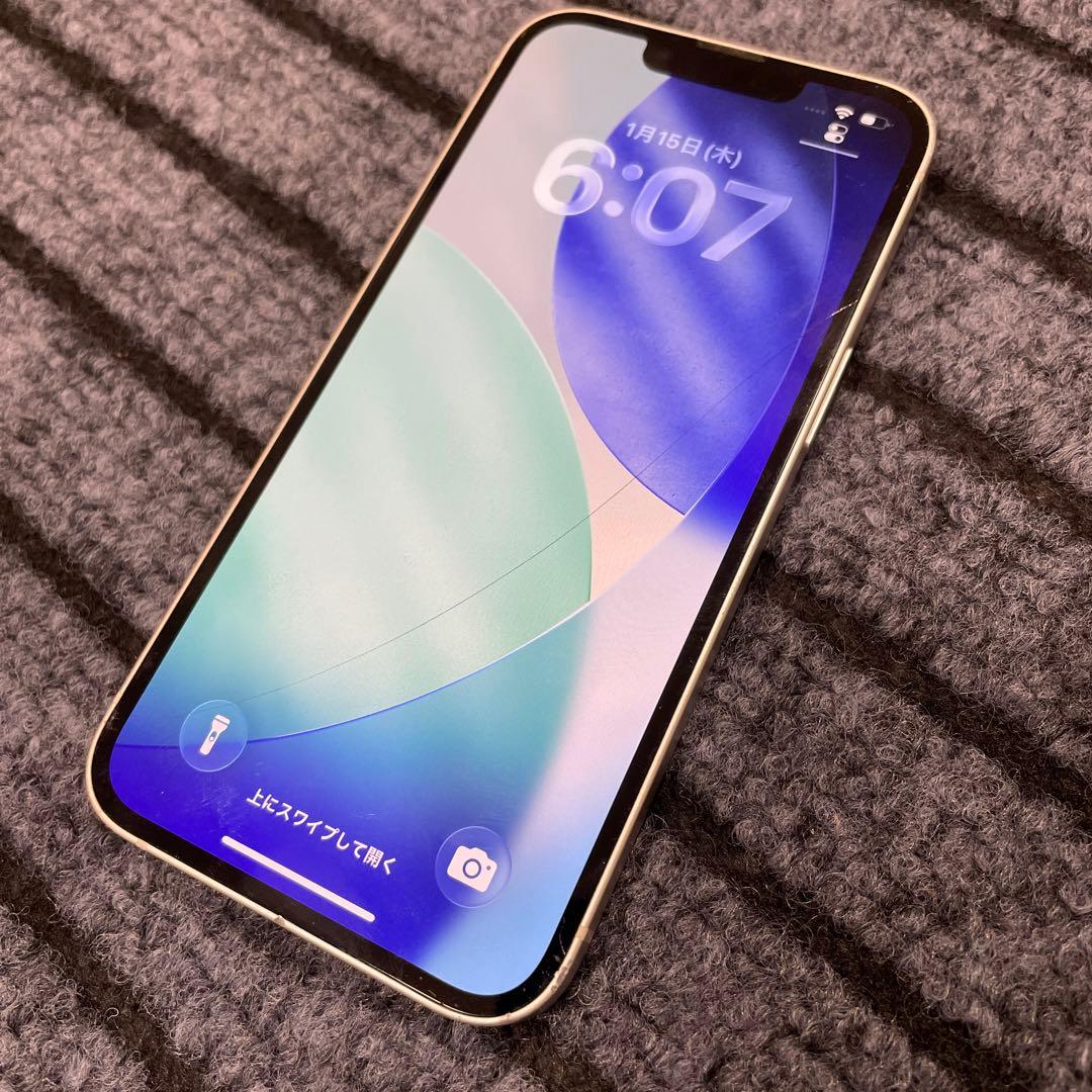 198 Apple iPhone13 128GB スターライト SIMフリー