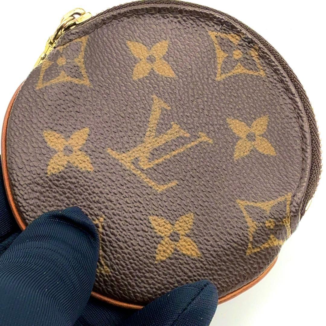 【極美品】ルイヴィトン モノグラム ポルトモネ ロン ケース 丸型 小銭