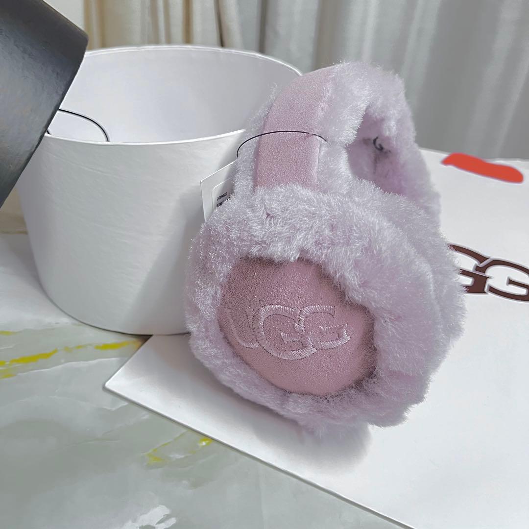 【新品未使用】UGG ライラック　シープスキン イヤマフ　イヤーマフラー　04