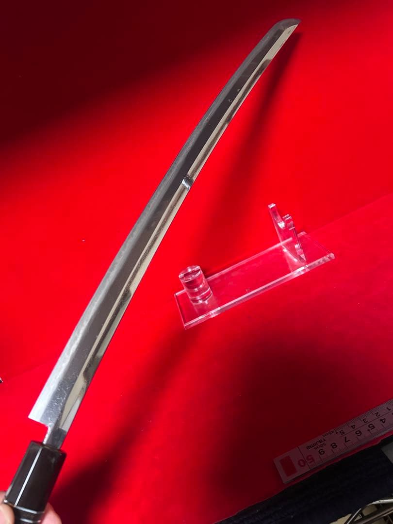 01568 包丁　マグロ包丁　先丸　刃文綺麗　研師仕上げ　切味抜群　未使用品