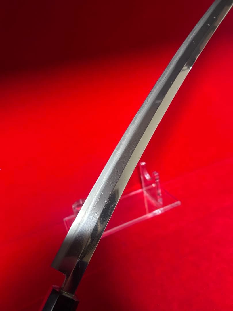 01568 包丁　マグロ包丁　先丸　刃文綺麗　研師仕上げ　切味抜群　未使用品