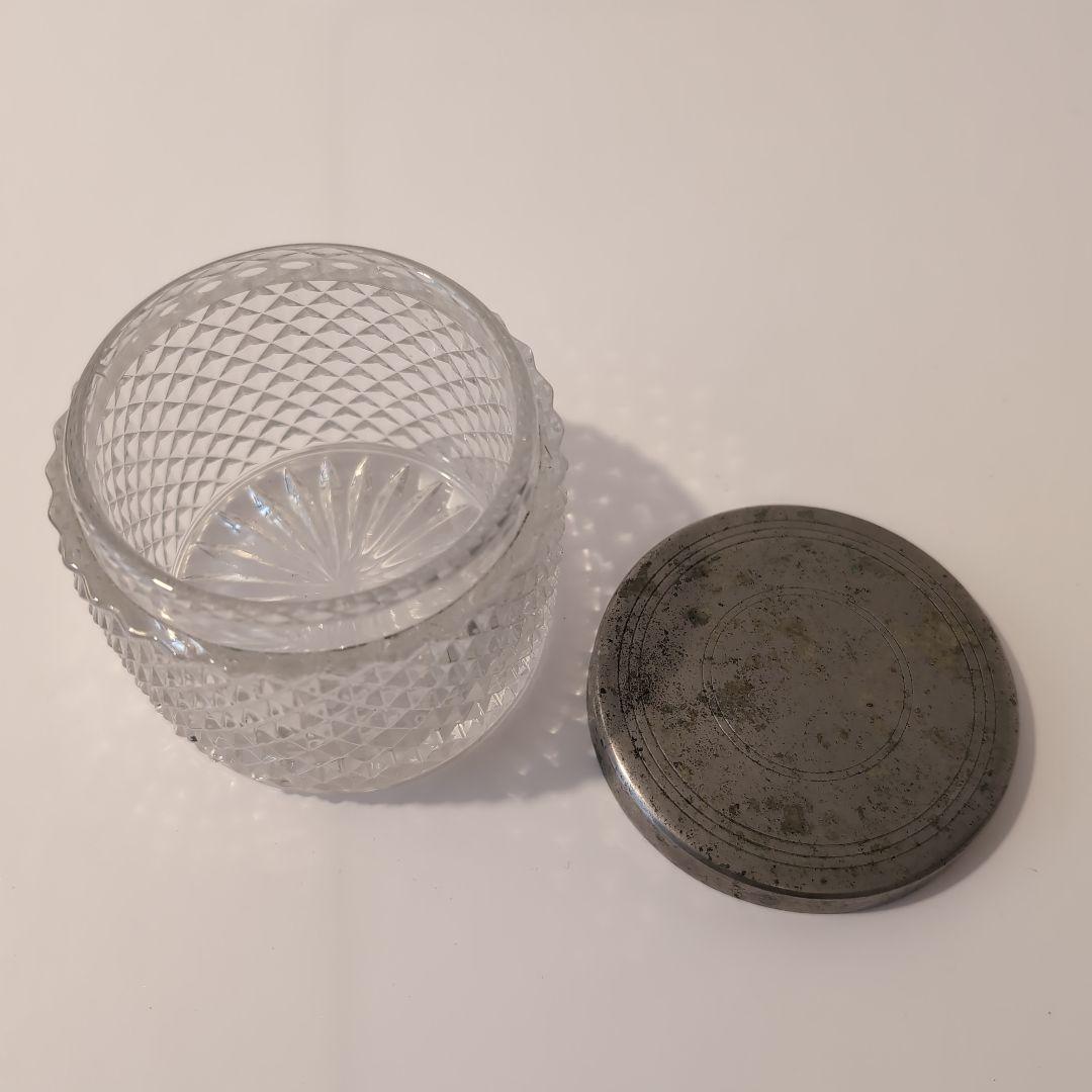 小物入れ　アンティーク　ガラス