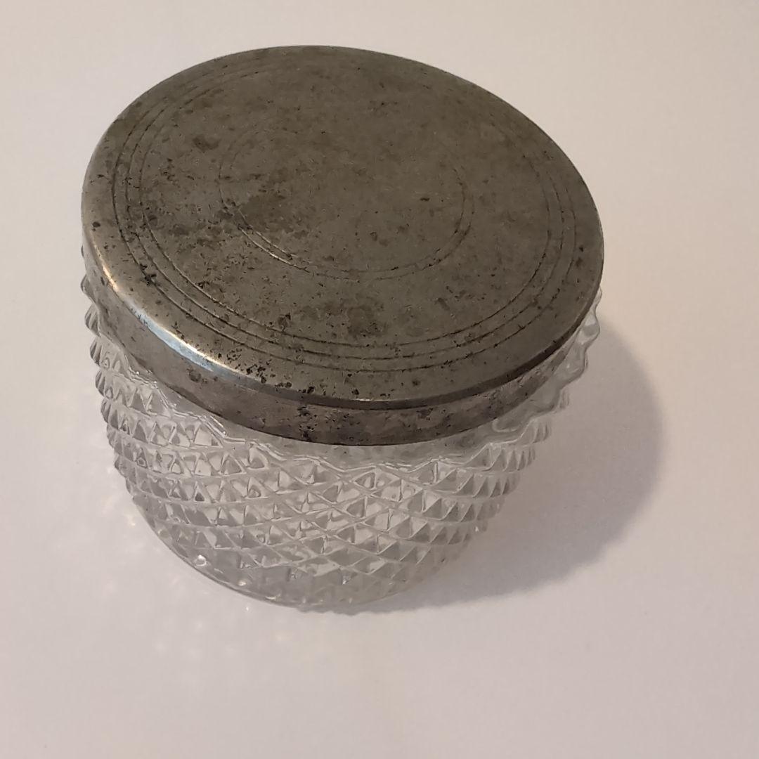 小物入れ　アンティーク　ガラス