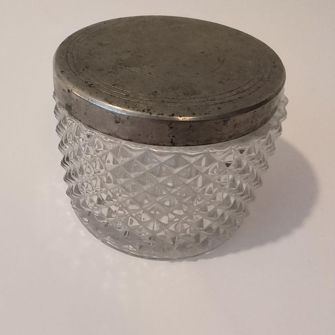 小物入れ　アンティーク　ガラス