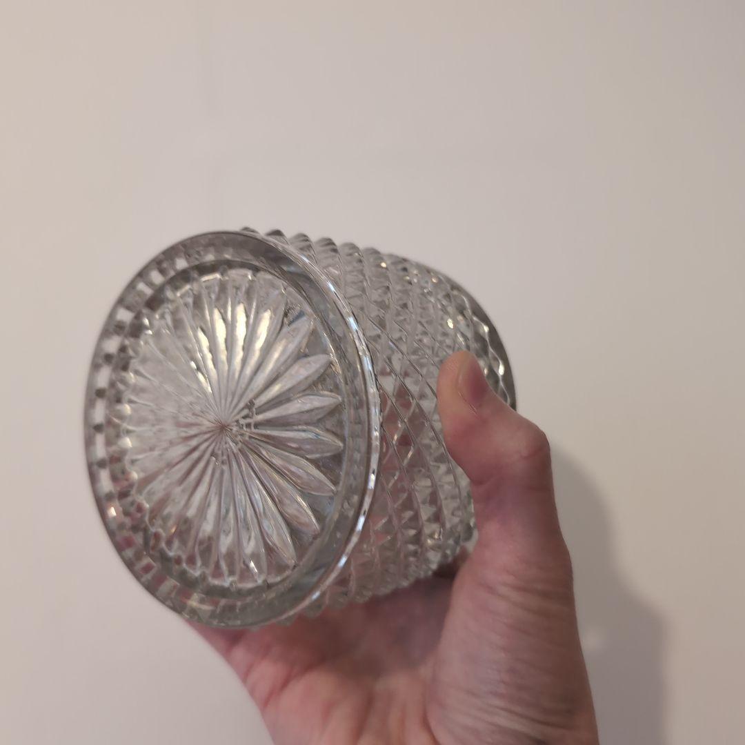 小物入れ　アンティーク　ガラス