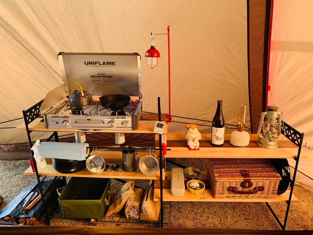 CAMP873 マルチアイアンラック【TUNAGU】