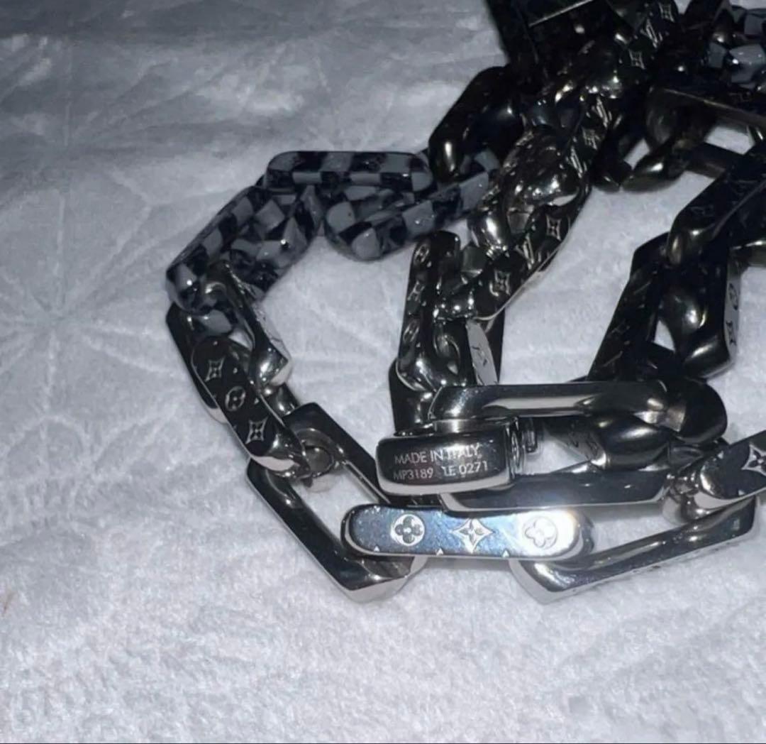 販売証明有　Louis Vuitton メタルチェーンネックレス