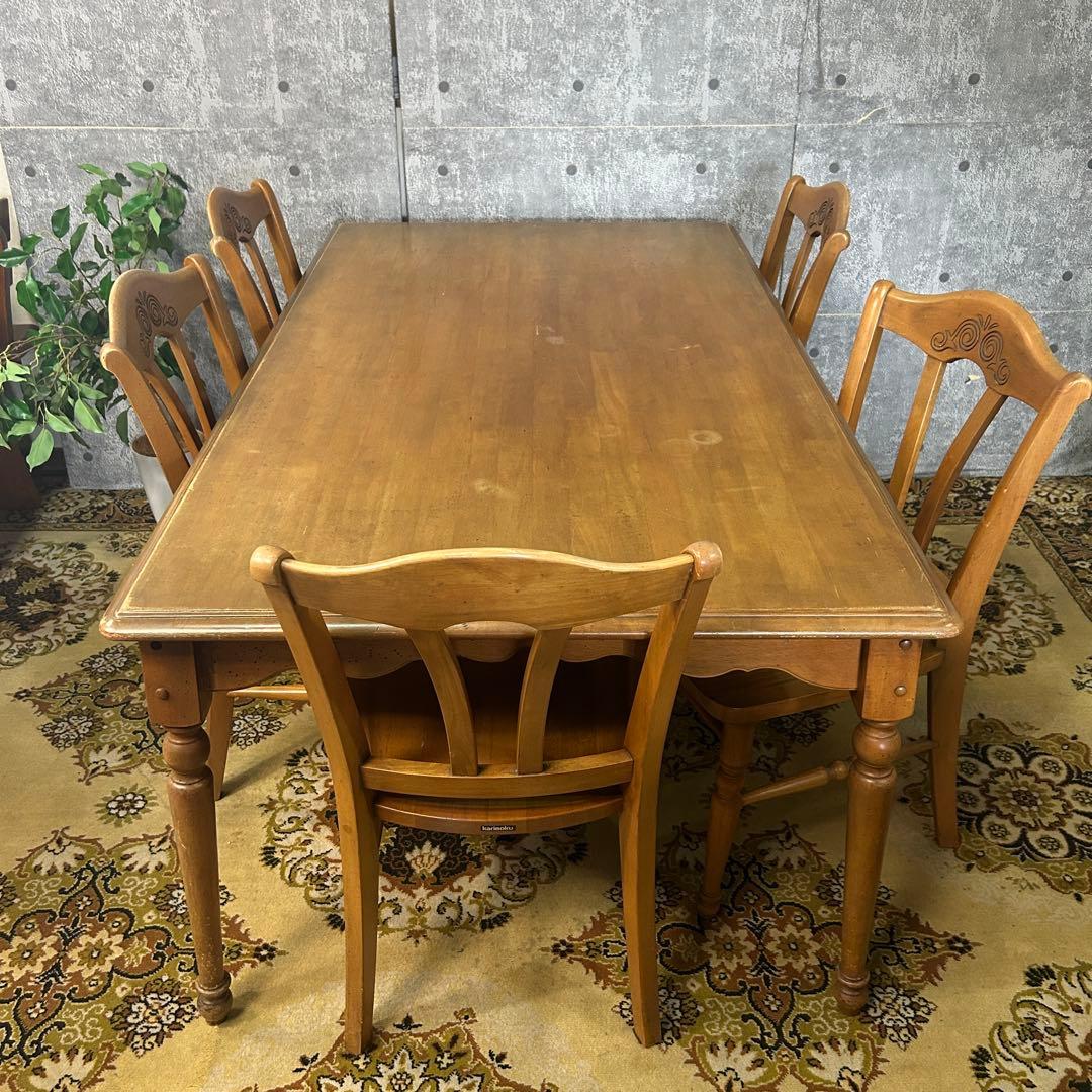 ꧁カリモク家具 karimoku꧂ダイニングテーブル&チェア5脚セット