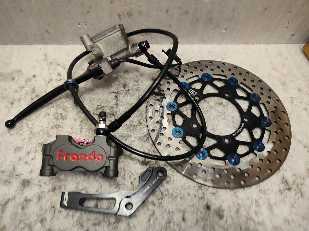 2型 3型 シグナスX 用 ラジアルキャリパー フローティングローター