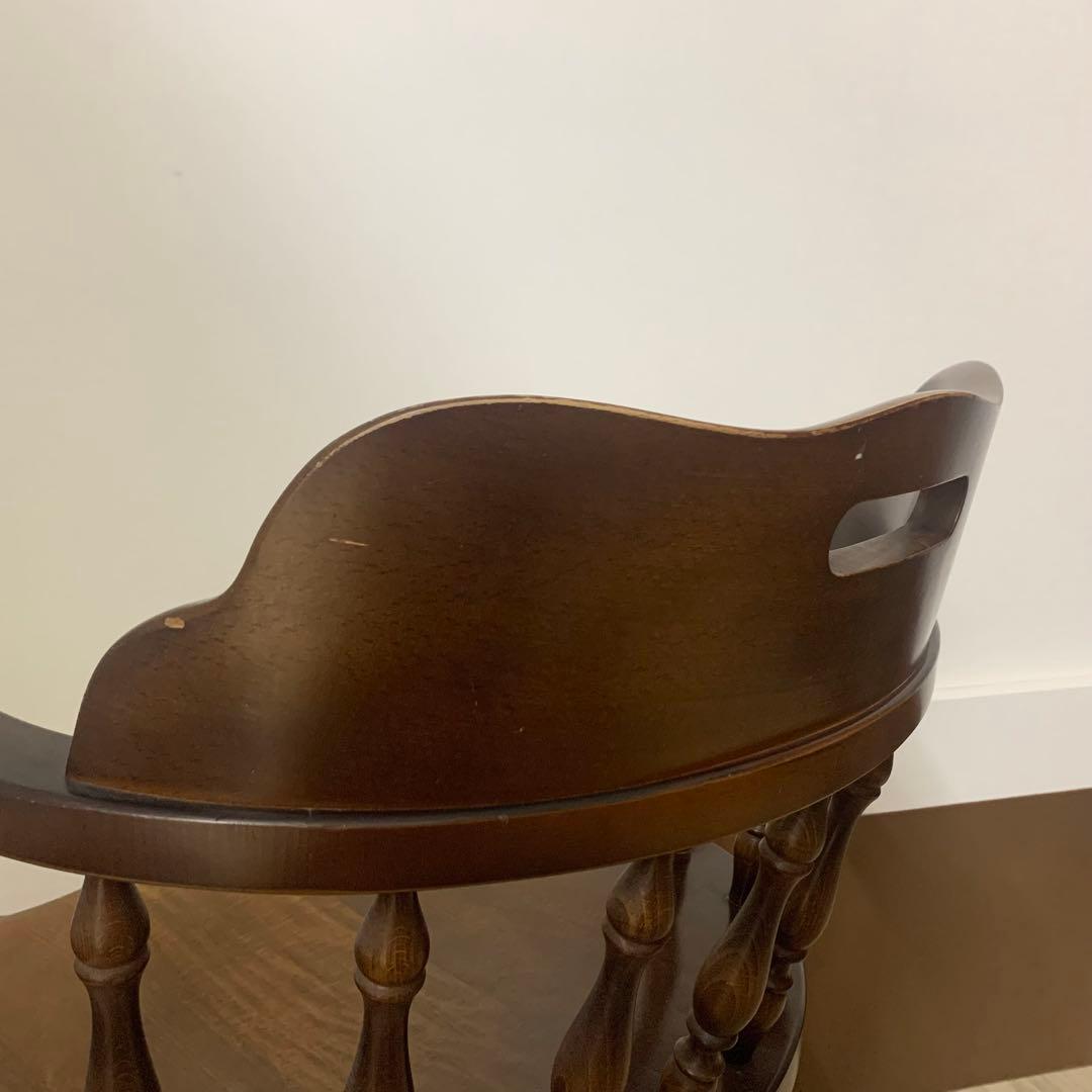 ④HIDA 飛騨産業 キツツキ 穂高 アームチェア ウインザーチェア