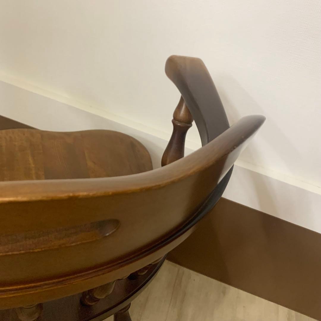 ④HIDA 飛騨産業 キツツキ 穂高 アームチェア ウインザーチェア