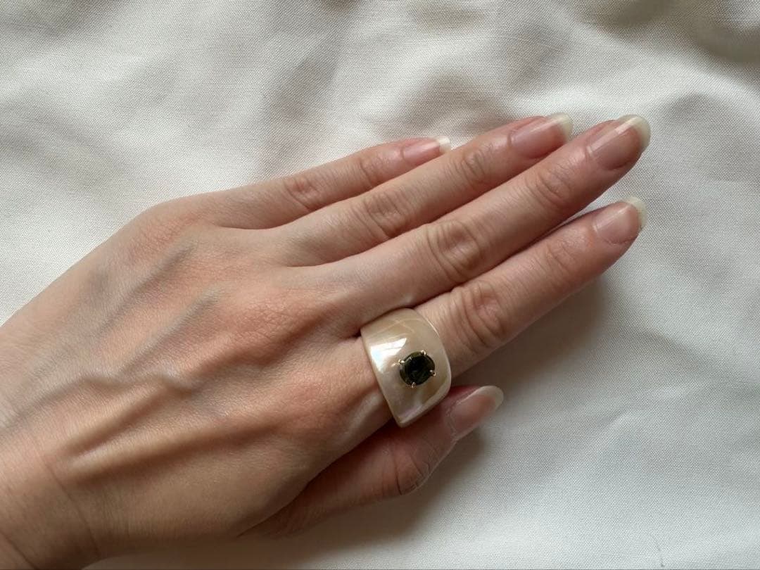 Thalatta グリーントルマリンのリング