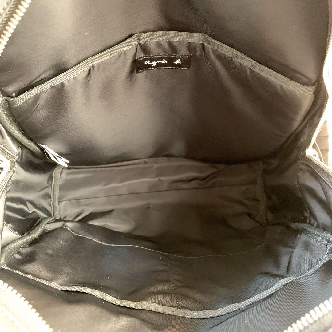 アニエスベー リュック バックパック RAS13-04 黒ナイロン A4可