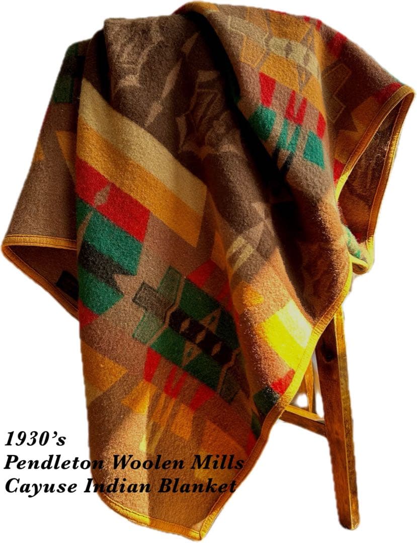 1930’s Pendleton ペンドルトン ブランケット ビーコン柄 ナバホ