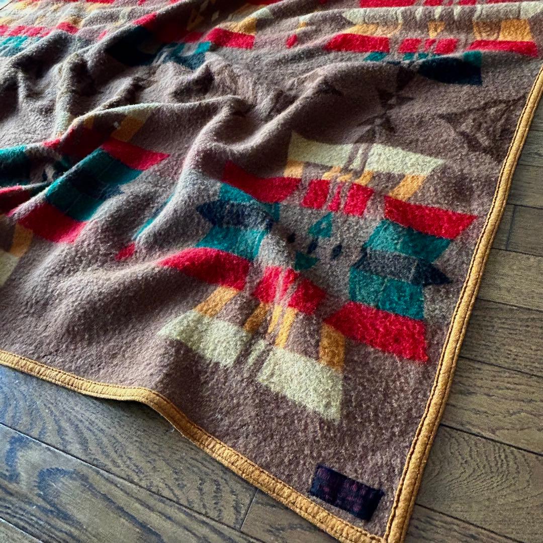 1930’s Pendleton ペンドルトン ブランケット ビーコン柄 ナバホ