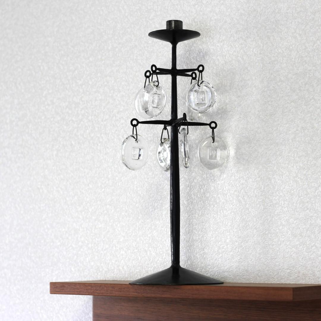 エリックホグラン　Erik Hoglund　キャンドルスタンド 02　北欧ガラス