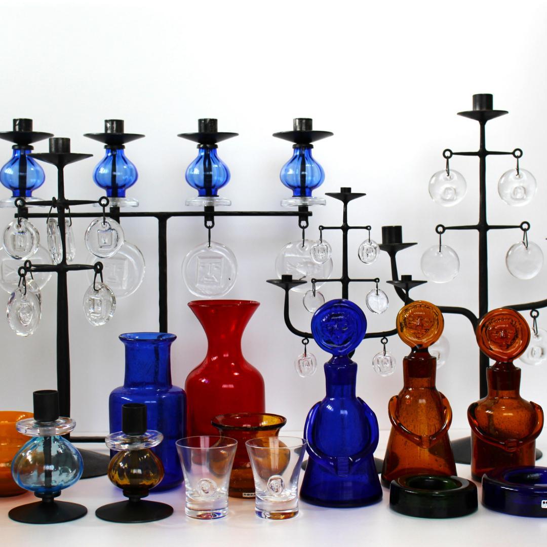 エリックホグラン　Erik Hoglund　キャンドルスタンド 02　北欧ガラス