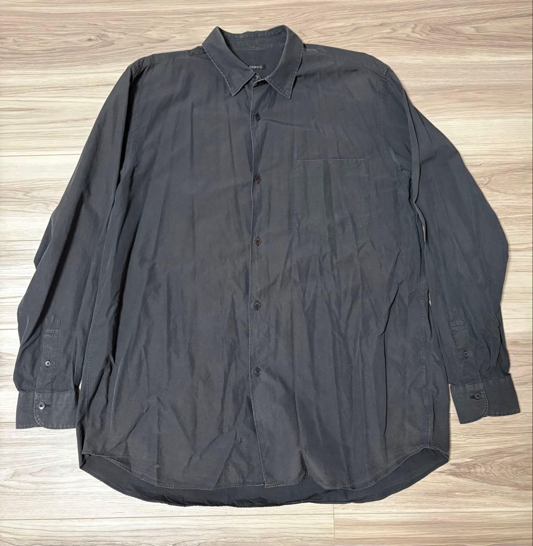 comoliコモリシャツ 19ss ブラック