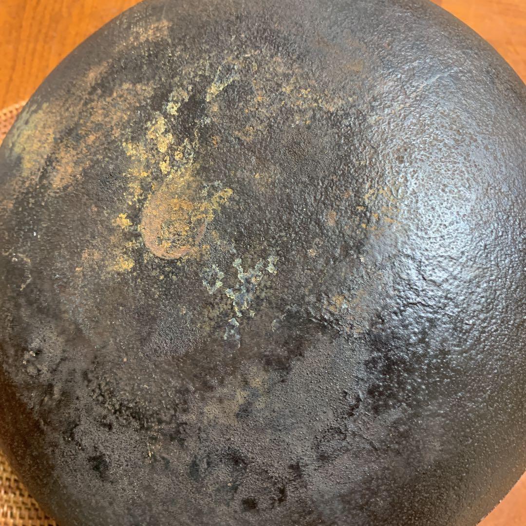 お値下げ茶道具　炉釜　和田美之助　竹林