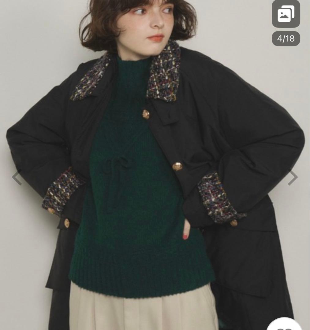 中綿ツイードジャケット